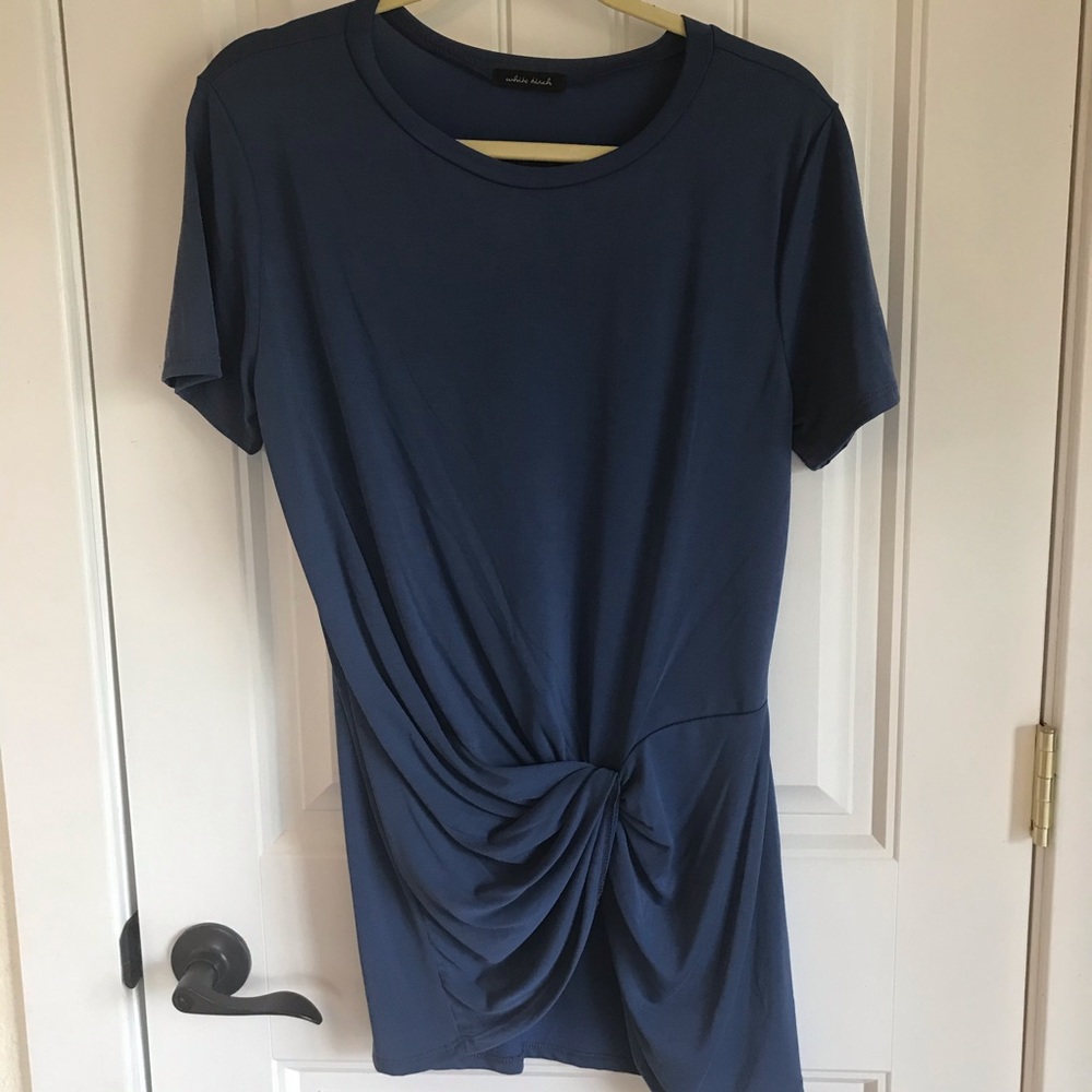 Boutique knotted front top